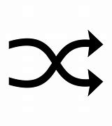 Image result for Shuffle Symbol Off