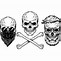 Image result for Skull Silhouette Designs