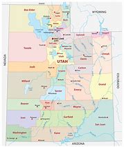 Image result for Map of Southern Utah Cities