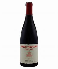 Image result for George Company Pinot Noir Hirsch Block 4A