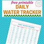 Image result for Free Water Drinking Chart