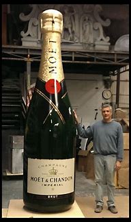 Image result for Giant Bottle of Champagne