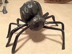 Image result for Making Giant Spiders for Halloween