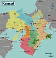 Image result for Kansai Map