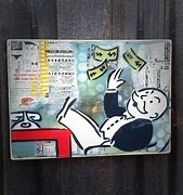Image result for Monopoly Graffiti Wall Art