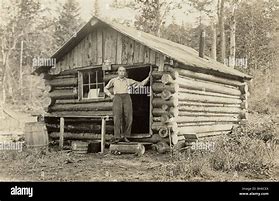 Image result for An Old Man in His Log Cabin