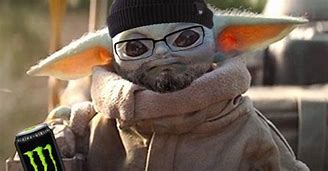 Image result for Baby Yoda with Glasses