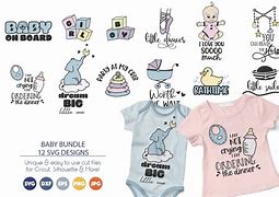 Image result for Newborn Baby Stencil SVG