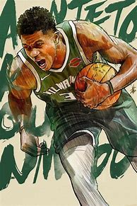 Image result for Giannis Antetokounmpo Drawing Dunk