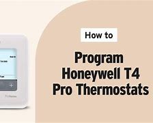 Image result for Honeywell Home T4 Pro Thermostat