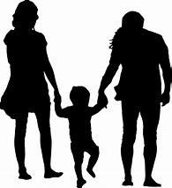 Image result for Family silhouette clip art
