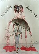 Image result for Brokenhearted Girl Drawing
