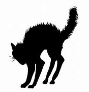 Image result for Black Cat Halloween Stencil Standing