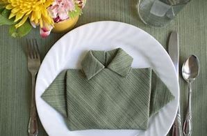 Image result for Table Napkin Folding