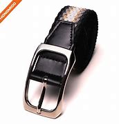 Image result for Leather Elastic Belt Men