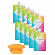Image result for Silicone Baby Food Pouch