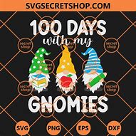 Image result for 100 Days with My Gnomies SVG