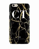 Image result for Black and Gold Initial Phone Case