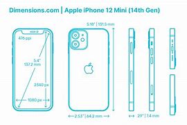 Image result for iPhone 12 Dimensions Front