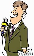 Image result for TV Reporter Clip Art