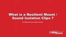 Image result for Resilient Mount Clip