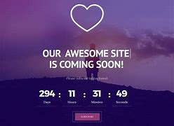 Image result for Coming Soon HTML Template