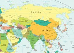 Image result for Asia Political Map
