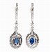 Image result for Sapphire and Diamond Drop Earrings