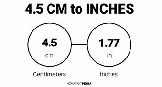 Image result for How Long Is 4.5 Inches