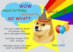 Image result for Birthday Invitation Meme