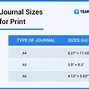 Image result for Journal Sizes