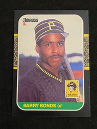 Image result for Barry Bonds Donruss Rookie Card