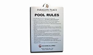 Image result for SLA Pool Rules