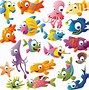 Image result for Cartoon Tropical Fish