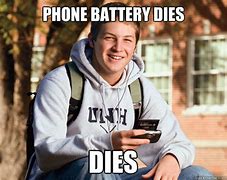 Image result for Battery Dies Meme
