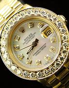 Image result for Rolex Datejust Gold Diamond