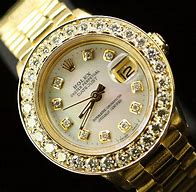 Image result for Rolex 18K Gold with Diamonds