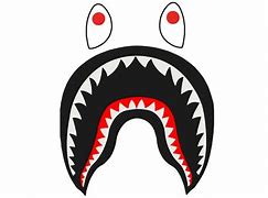 Image result for BAPE Shark Logo Black and White