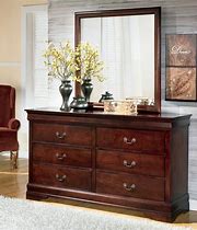 Image result for Low Wide Dresser with Mirror