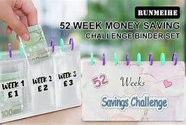 Image result for Money Saving Challenge Binder