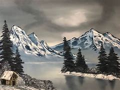 Image result for Painting Bob Ross Winter Landscape