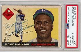 Image result for Jackie Robinson Signed Business Card