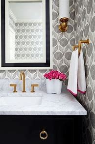 Image result for Orange and Grey Bathroom Wallpaper