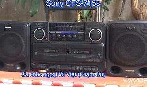 Image result for Sony Cassette Recorder Boom Box CFS