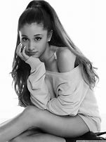 Image result for Ariana Grande Black and White