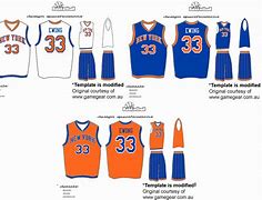 Image result for NBA Jersey Layout