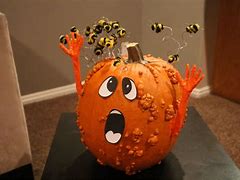 Image result for Bee Pumpkin Design