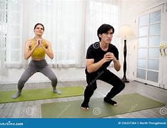 Image result for Long Hair Lady and Man Workout