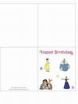 Image result for Disney Princess Birthday Card Printable Free