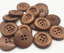 Image result for Wooden Buttons 25Mm